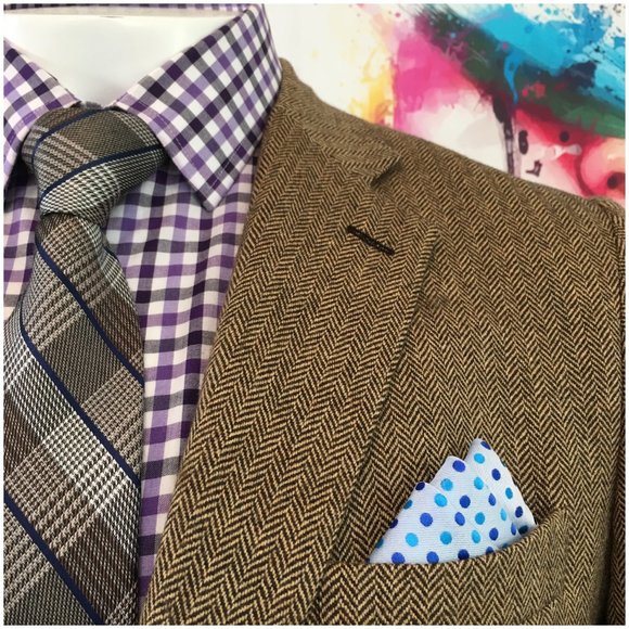 Cerruti 1881 Men's Brown Blazer - Picture 3 of 8